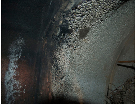 deteriorating ceiling